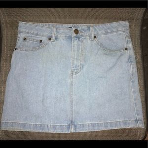 Denim skirt